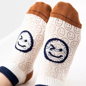 Smiley Face Ankle Socks Women Breathable Cotton Short Socks Summer Spring Autumn Low Cut Trendy Casual Style - Product Image 2