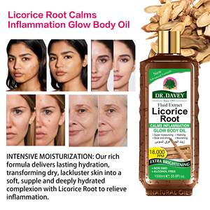 DR DAVEY солодка масло для корня тела, частная этикетка, успокаивает эфирное масло для тела - Product Image 3