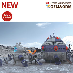 Équipements de jeux d'extérieur |   Glissière personnalisée de la série Alpha Planet |   Durable pour les parcs communautaires, 20 ans d'expérience - Product Image 2