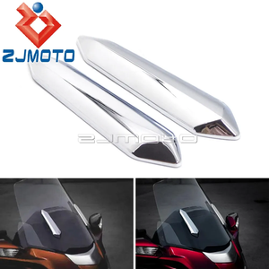 ABS moto Boby carénage Chrome miroir interrupteur garniture Accent garde-boue pointe accessoires pour <span class=keywords><strong>Honda</strong></span> <span class=keywords><strong>Goldwing</strong></span> GL1800 F6B 2018-2021 - Product Image 2