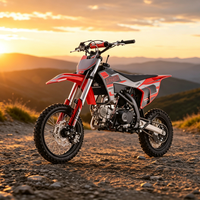 Motorcross 140cc Tenaga Kuat Pendingin Oli Rangka Dilas Robot untuk Dewasa dan Remaja Pabrik Sumber Baru TURRUT