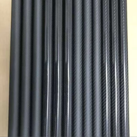 Tuyaux en fibre de carbone 100 % à prix d'usine, diamètre personnalisable, haute résistance, pour applications structurelles