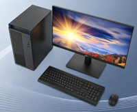 Ensemble PC de bureau rapide personnalisé haut de gamme, processeur 3,0 GHz, 16 Go de RAM DDR4, 256 Go de SSD + 1 To de disque dur, moniteur HD 23,8 pouces pour le bureau et les affaires