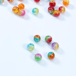 Cuentas acrílicas de Lucite de colores agrietados de explosión para materiales hechos a mano DIY, pulseras, cadenas para teléfonos móviles, bolsos, colgantes, accesorios - Product Image 5