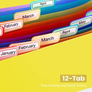 アコーディオンファイルオーガナイザーA6フォルダ拡張式カスタムロゴ卸売ドキュメントホルダー大容量工場直販オフィス用品 - Product Image 4