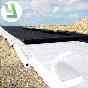 Rouleaux de tissu géotextile écologiques, non tissés, en fibres de PP, matériau de construction de mur de soutènement stable et durable - Product Image 4