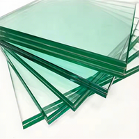 Plaques de verre de sécurité trempé stratifié 6,38 mm 8,38 mm PVB SGP résistantes aux chocs pour fenêtres, portes et balustrades de bâtiment