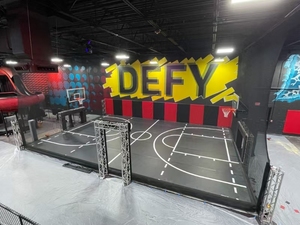 LDK Personnalisé Multi-sport Soft Bouncy Floor Basketball Air <span class=keywords><strong>Track</strong></span> Arena Terrain de sport gonflable Aircourt - Product Image 2