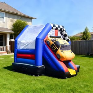 Château gonflable commercial, mini château gonflable, château gonflable à thème de personnages de dessins animés avec toboggan - Product Image 1