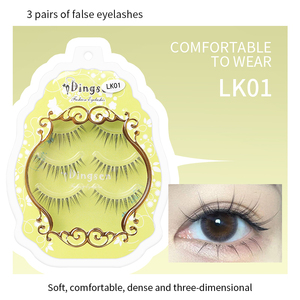 Venta al por mayor Cluster <span class=keywords><strong>Lashes</strong></span> Suministros de belleza Diferentes longitudes Estilo natural Fibra sintética Material D Curl Maquillaje - Product Image 4