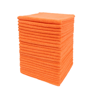Serviettes de cuisine multi-usages en microfibre, carrées, écologiques, couleur personnalisée, séchage rapide, lavables en machine, tissu tricoté, ensemble - Product Image 1