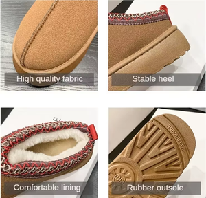 Stivali <span class=keywords><strong>Invernali</strong></span> Tasman Personalizzati <span class=keywords><strong>in</strong></span> Vera <span class=keywords><strong>Pelle</strong></span> e Pelliccia di Montone Australiano, Pantofole da Neve UG per <span class=keywords><strong>Donna</strong></span> e Bambino con Soletta <span class=keywords><strong>in</strong></span> PU - Product Image 4