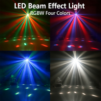 Projecteur de scène LED RGBW ALIEN 2*15W à effet papillon, contrôle sonore DMX512, IP65, pour discothèque, DJ, soirée, KTV, bar, club, équipement d'éclairage