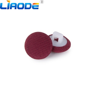 Fabric <strong>Covered</strong> Garment Plastic Shank <strong>Button</strong> - Product Image 2