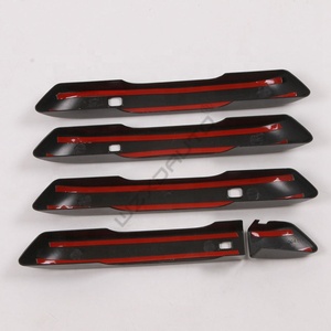 WZXD Gloss Black <b>Door</b> Handle Cover Catch <b>Trim</b> Exterior Accessories for 2022 2023 - Product Image 5