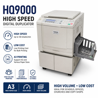 Duplicateur numérique A3 haute vitesse HQ9000 pour l'impression de pochoirs en grand volume pour les écoles et les bureaux