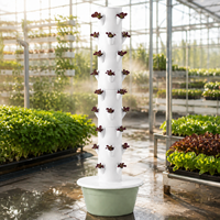 Système de Jardin Vertical à 9 Niveaux pour Cultiver Vos Propres Légumes, Jardinière Hydroponique Intérieure pour Usage Familial
