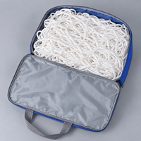 But de football pour entraînement, pour 11, 7 ou 5 joueurs - Blanc, fabriqué en Chine, maille hexagonale sans nœuds en polyester, personnalisable