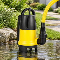 Pompe submersible à double mode pour eaux usées, fonctionnement automatique et manuel, pour le drainage des sous-sols et le transfert d'eau boueuse de jardin