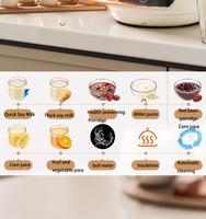 Blender multifonction haute vitesse en acier inoxydable, robot culinaire pour bébé, pilage, cuisson automatique portable, 36 lames, mini appareil ménager