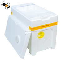 Nueva Caja de Plástico para Apicultura con 6 Marcos, Caja de Cría de Abejas Reinas, Colmena Térmica