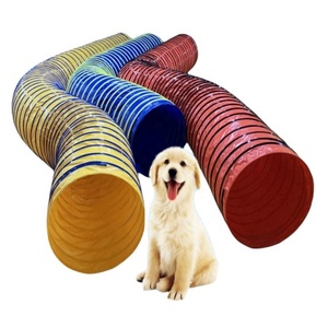 Jouets pour chiens de parc Tunnel d'agilité en PVC Équipement d'entraînement extérieur flexible et étanche pour animaux de compagnie - Product Image 6