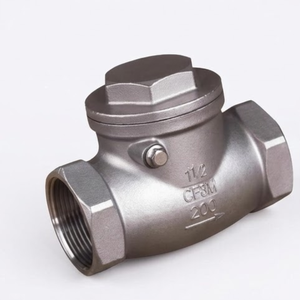 วาล์วกันกลับแบบสวิงอุตสาหกรรม CF8M 200 WOG สแตนเลสเกลียวใน NRV - Product Image 1