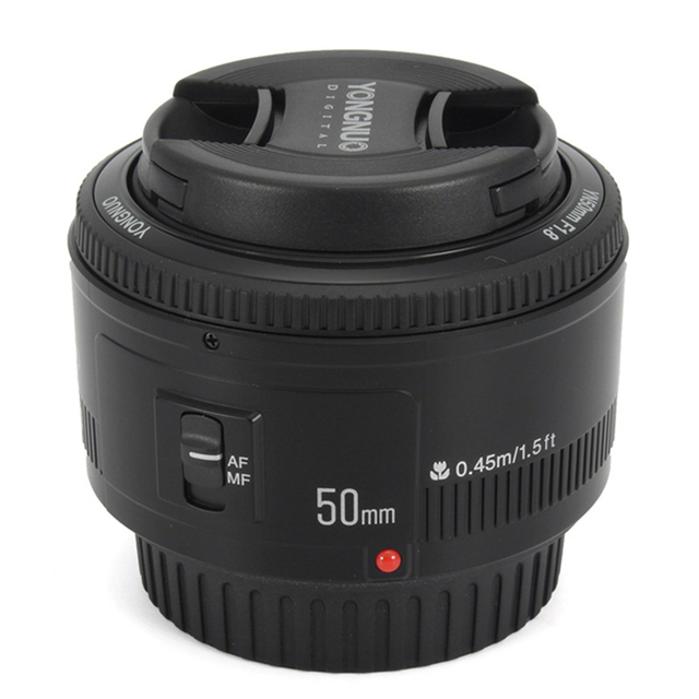 YONGNUO YN50mm F1.8 Large Aperture Auto Focus Camera Lens With Super Bokeh Effect for Canon EOS 70D 5D3 600D DSLR Camera