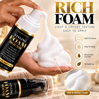 Mousse Rambut Alami Profesional, Busa Penata Rambut Tahan Lama, Tidak Mengelupas, Mendefinisikan Rambut Keriting, Produk Pelembap untuk Rambut Keriting