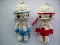 Chaîne de téléphone portable en forme de poupée voodoo avec identification CE, nouveau design, cadeaux de festival, peluche, porte-clés en forme de poupée voodoo pour enfants