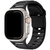 Correa de Reloj de Silicona Suave Ultra Ancha con Diseño de Orificios Transpirables y Coloridos para Apple Watch Series 10 8 9 Ultra 2