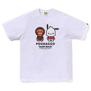 T-shirt à manches courtes <span class=keywords><strong>BAPE</strong></span> tête d'éléphant requin 260g, style tendance, vente en gros transfrontalière, commerce extérieur 21 - Product Image 4