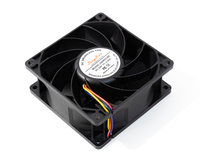 Ventilateur axial DC de haute qualité 9238, 12V 24V, double roulement à billes, haute vitesse, ventilateur de ventilation étanche pour appareil électronique