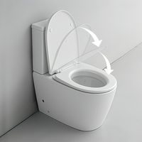 WC deux pièces fiable et très vendu, design ergonomique et convivial pour la rénovation de salle de bain
