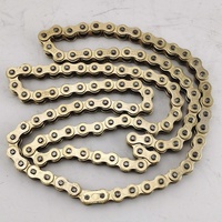 Chaîne de vélo électrique dorée, 120 maillons, 98 maillons, sans joint torique, pour SURRON Ultra Bee Dirt Bike, durable, renforcée et épaissie