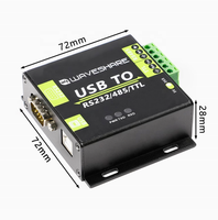 Original nuevo FT232RL Chip Industrial-Grado USB a RS232/RS485/TTL módulo nivel conversión banda aislamiento