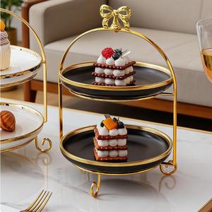 Marble Design Dinnerware <b>Set</b> Dishes Gold Serving Wedding Charger Plate <b>Cake</b> <b>Stand</b> Ceramic Plates Fish Plates - Product Image 3