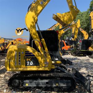 Venta caliente usado Komatsu excavadora <span class=keywords><strong>7</strong></span> toneladas de segunda mano Mini excavadora PC70 alto rendimiento usado excavadora sobre orugas para la venta - Product Image 2