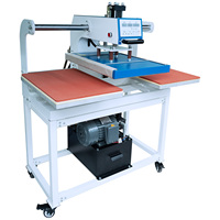 Máquina de Prensa de Calor Hidráulica de Doble Estación con Deslizamiento Superior, Personalizada de Fábrica, Último Modelo, 40*60/60*80 cm