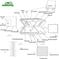 Unidad de Vivienda Modular Portátil para Alojamiento en Campamentos, Oficina y Residencia, Casa Contenedor Plegable, Casa Contenedor Tipo X