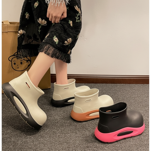 Stivali da donna Basic da metà per le stagioni delle piogge lavoro leggero e moda pioggia e neve CD29 taglia per adulti - Product Image 1