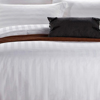 Linge de lit personnalisé 240x220 100% coton 5 étoiles, linge de lit d'hôtel blanc moderne 600 fils, draps en coton égyptien 3 pièces 300tc