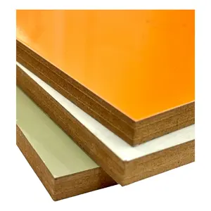 Tableros MDF con diseño UV de madera sincronizada de varios colores de tamaño personalizable con cara de melamina en venta