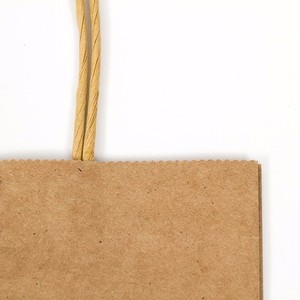 Bolsas de Compra Resistentes de Papel Kraft con Fondo Plano y Asa Reforzada de Gran Capacidad de Carga - Product Image 4