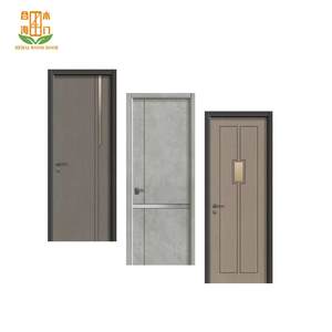 דלת פנים מודרנית HEHAI, עשויה קומפוזיט קריסטל-פחמן ועץ מלא, גימור אטום היטב, בידוד אקוסטי ועמידות בפני לחות, מתאימה לחדר שינה - Product Image 3