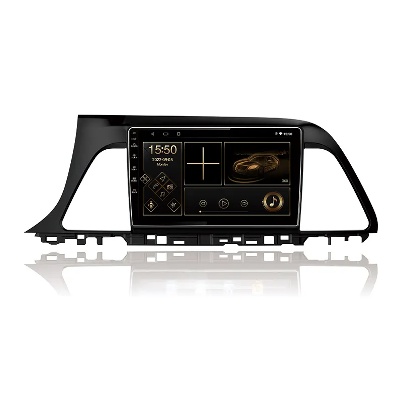 Lettore Stereo per autoradio con Touch Screen regolabile da 9 pollici Android 2 Din con GPS per Hyundai Sonata