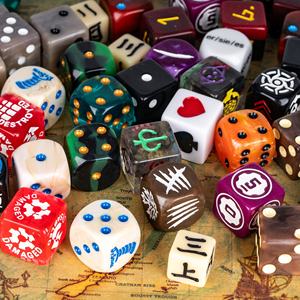 FACCUB personnalisé Halloween thème résine et plastique 16mm D6 dés pour mdn et jeux de société dés roulants promotionnels - Product Image 4