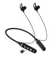 Auriculares con Banda para el Cuello BT5.4, Precio de Fábrica, Venta al Por Mayor, Indicador LED, Cancelación de Ruido ENC, Resistentes al Agua IPX4, Sonido Estéreo, Subwoofer