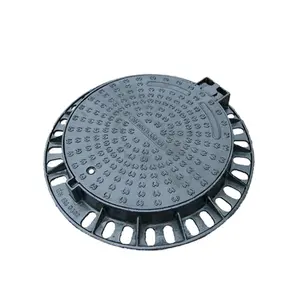 High Quality EN124 D400 Casted Iron Manhole Cover sewage cast iron manhole cover