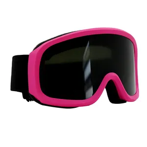 स्कीइंग के लिए थोक कस्टम एंटी-फॉग बेलनाकार लेंस स्की चश्में वयस्क स्नो चश्में